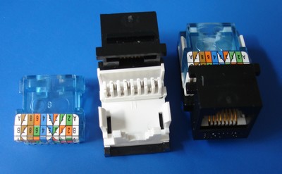  manufactured in China  TM-8019 Cat.5E RJ45 Connector Data keystone jack  factory